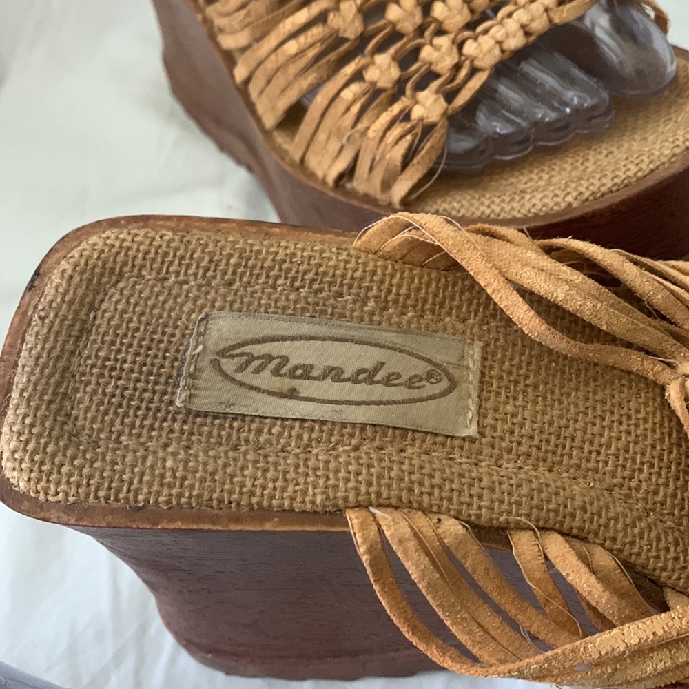 90’s/Y2K Vintage Chunky Platform Sandals/Mules - Picture 7 of 10